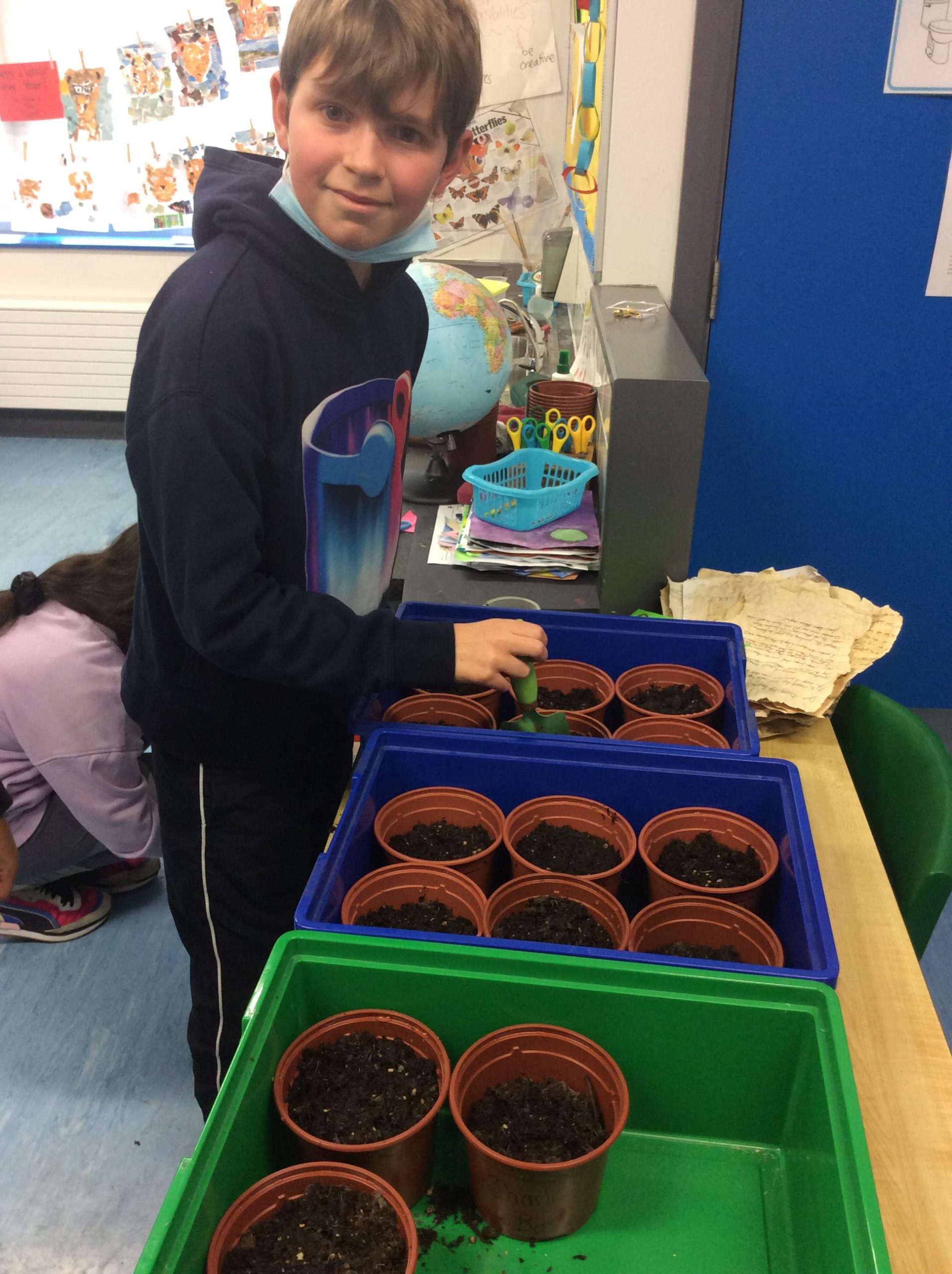 Planting in the Willow Class – Powerstown Educate Together National ...