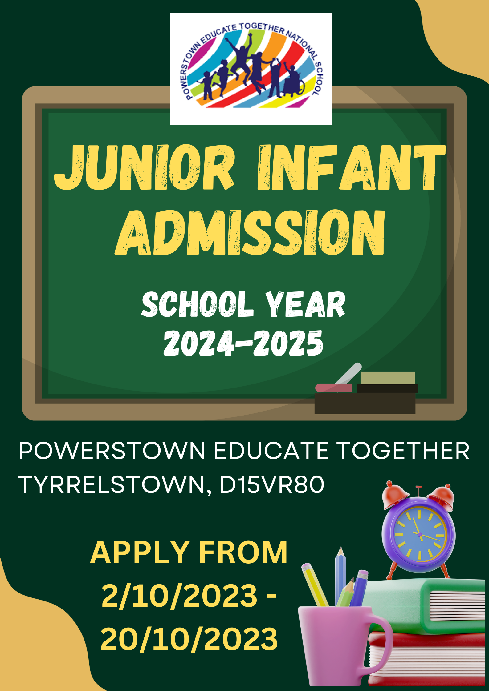 Junior Infants 2025/2025 Powerstown Educate Together National School